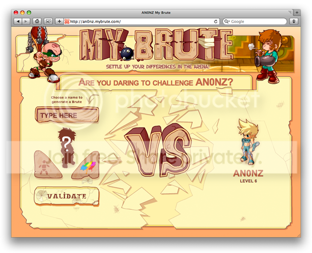 MyBrute DARE!